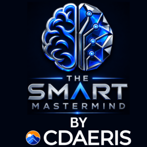 Smart Mastermind logo, the mastermind group for entrepreneurs hosted by Coach Shannon McCoy of Cdaeris Agency